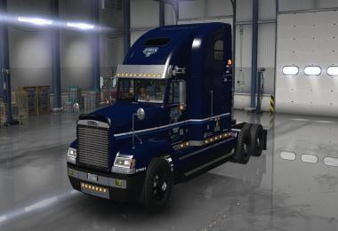 Uncle D Logistics VTC Freightliner FLD V2.0 ONLY Blue Skin v1.2