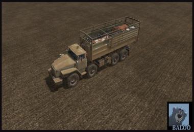 URAL 6614 HOOK LIFT v1.0