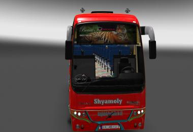 Volvo B12BTX Bus + Passenger + BD Shyamoly Bus Skin v1.0