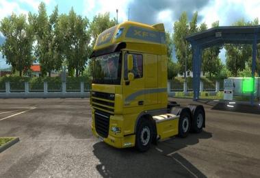 Animated Side Curtains for DAF 105 v1.0