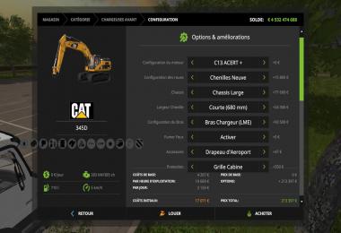 Caterpillar 345D Pack v1.0.0.0