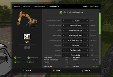 Caterpillar 345D Pack v1.0.0.0