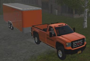 Enclosed trailer ORANGE v1.0