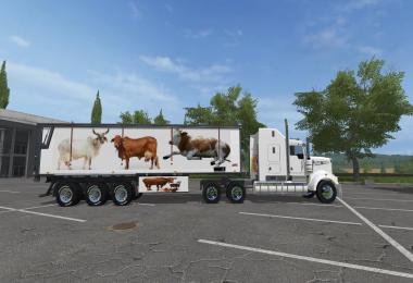 FS17 KENWORTH T908 & Trailer v1.0