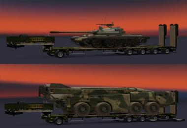 Pack Trailers: Heavy cargo for the map Russian expanses v1.0