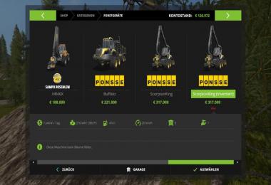 Ponsse ScorpionKing Mod Pack v3.0