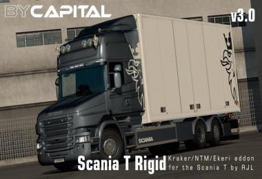 Rigid chassis for RJL Scania T & T4 (Kraker/NTM/Ekeri) v3.0
