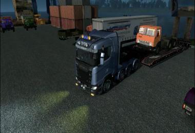 Scania R and S 8x4 chassis SCS Soft Updated v1.0