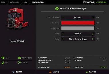 Scania R720 V8 v1.0.0.1