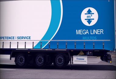 Scs New Krone Trailer Reworked Lowbed Megaliner 1.31