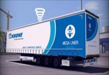 Scs New Krone Trailer Reworked Lowbed Megaliner 1.31