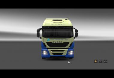 Skin Iveco Hi-Way Calsina Carre V1 & V2 For ETS2 1.30