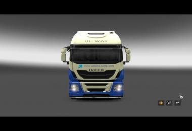 Skin Iveco Hi-Way Calsina Carre V1 & V2 For ETS2 1.30