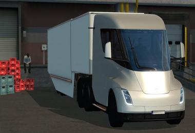 Tesla Semi Truck with Trailer 2019 - ETS2 1.31.x