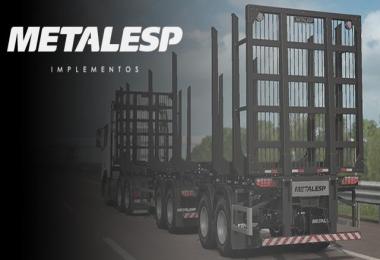 Trailer Metalesp Bi-Train Wood Transport 7 Axles v0.2