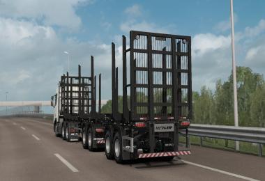 Trailer Metalesp Bi-Train Wood Transport 7 Axles v0.2
