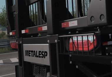 Trailer Metalesp Bi-Train Wood Transport 7 Axles v0.2