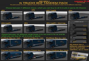 BDF Tandem Truck Pack v91.0