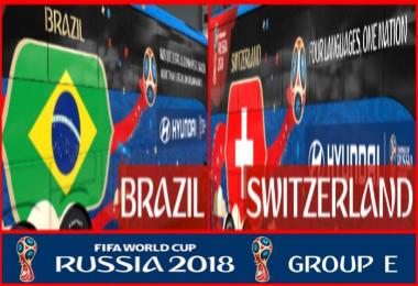FIFA WORLD CUP 2018 RUSSIA Group E Official Buses Volvo 9800 v1.0