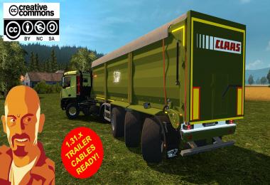 KRAMPE SB3060 AGRICULTURAL TRAILER (NEEDS AGRAR TRUCK) ETS2 1.31.x