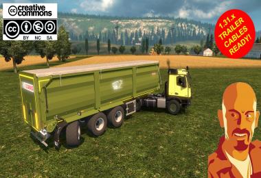 KRAMPE SB3060 AGRICULTURAL TRAILER (NEEDS AGRAR TRUCK) ETS2 1.31.x