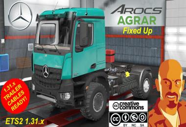 MERCEDES BENZ AROCS AGRAR FIXED UP ETS2 1.31.x