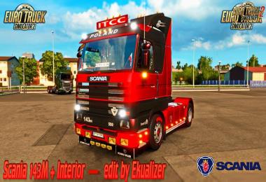 Scania 143M + Interior by Ekualizer -June 18- 1.31.x