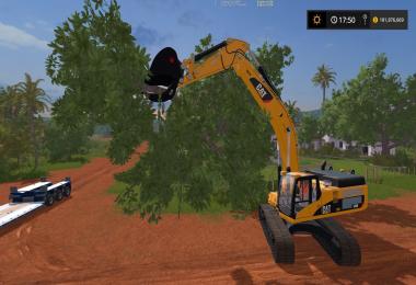 Cat 345D Bucket With Thumb v1.0