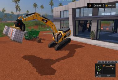 Cat 345D Bucket With Thumb v1.0