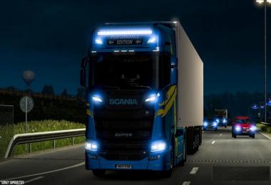 Blue Neon Lights By Alexandermc