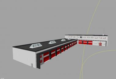 Caserne Pompiers 3D Placeable v1.0