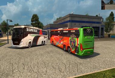 Scania touring bus hanif SB bus skin bd bus skin v4.0