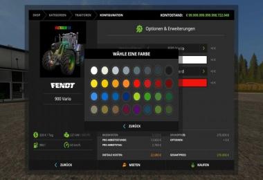 Fendt 900 Vario Multicolor + More Engine Upgrades v1.0