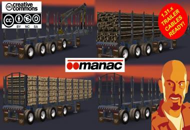 MANAC 4 AXIS LOG TRAILER ATS 1.31.x