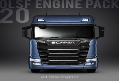 OLSF Engine Pack 20 for Scania R & S 2016 1.31.x