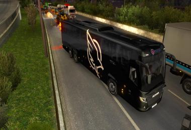 Scania Touring K410 Retarder Sound and Chassis fix 1.31