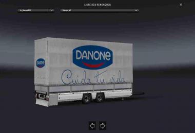Trailer Tandem Danone v2 For ETS2 1.31