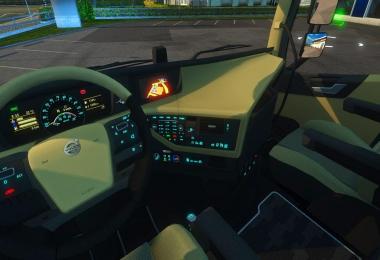 Volvo FH 16 2012 Dasboard Baby-Blue Light v1.0