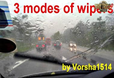 3 modes of wipers mod v1.0 1.32.x