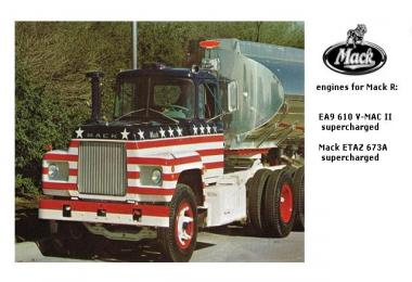 Engines and transmissions for Mack R v1.0