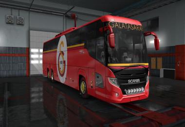 ETS 2 – Scania Touring Galatasaray Skin 1.31.x