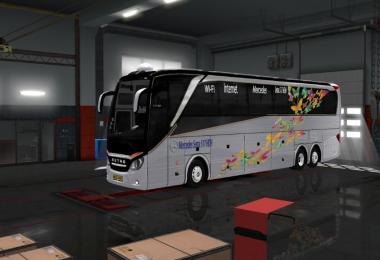 Mercedes Setra 517 HDH 2018 bus + Skin logo 2018 1.31.x