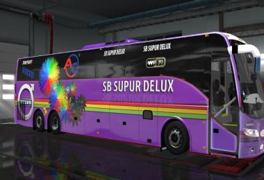 Volvo 9700 bus skin hanif bus or SB Bus skin for 1.31.x