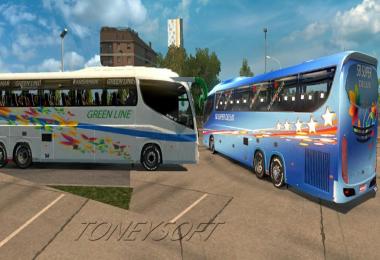 Irizar i8 greenline and Sbsuper Delux Bus skin bd 4k Texture 1.31.x