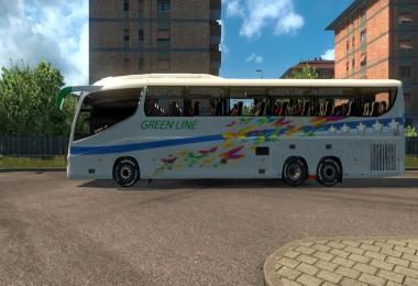 Irizar i8 greenline and Sbsuper Delux Bus skin bd 4k Texture 1.31.x
