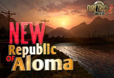 Map New Republic of Aloma for Ets2 1.32.x
