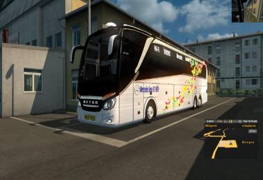 Mercedes Setra 517 HDH HD 2 Skinpack with logo v1.0.2