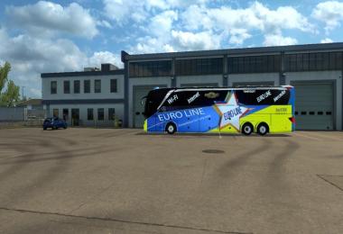 Mercedes Setra 517 HDH HD 2 Skinpack with logo v1.0.2