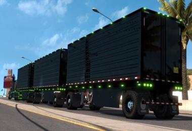 Owned Trailer in black with light options ATS 1.32.x