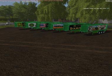 PACK 6 TRAILERS JOHN DEERE v2.0.0.0